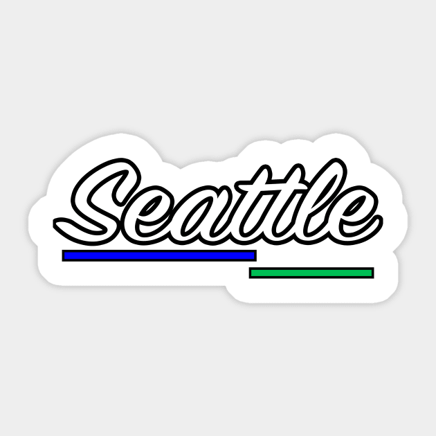 Seattle Sticker by lenn